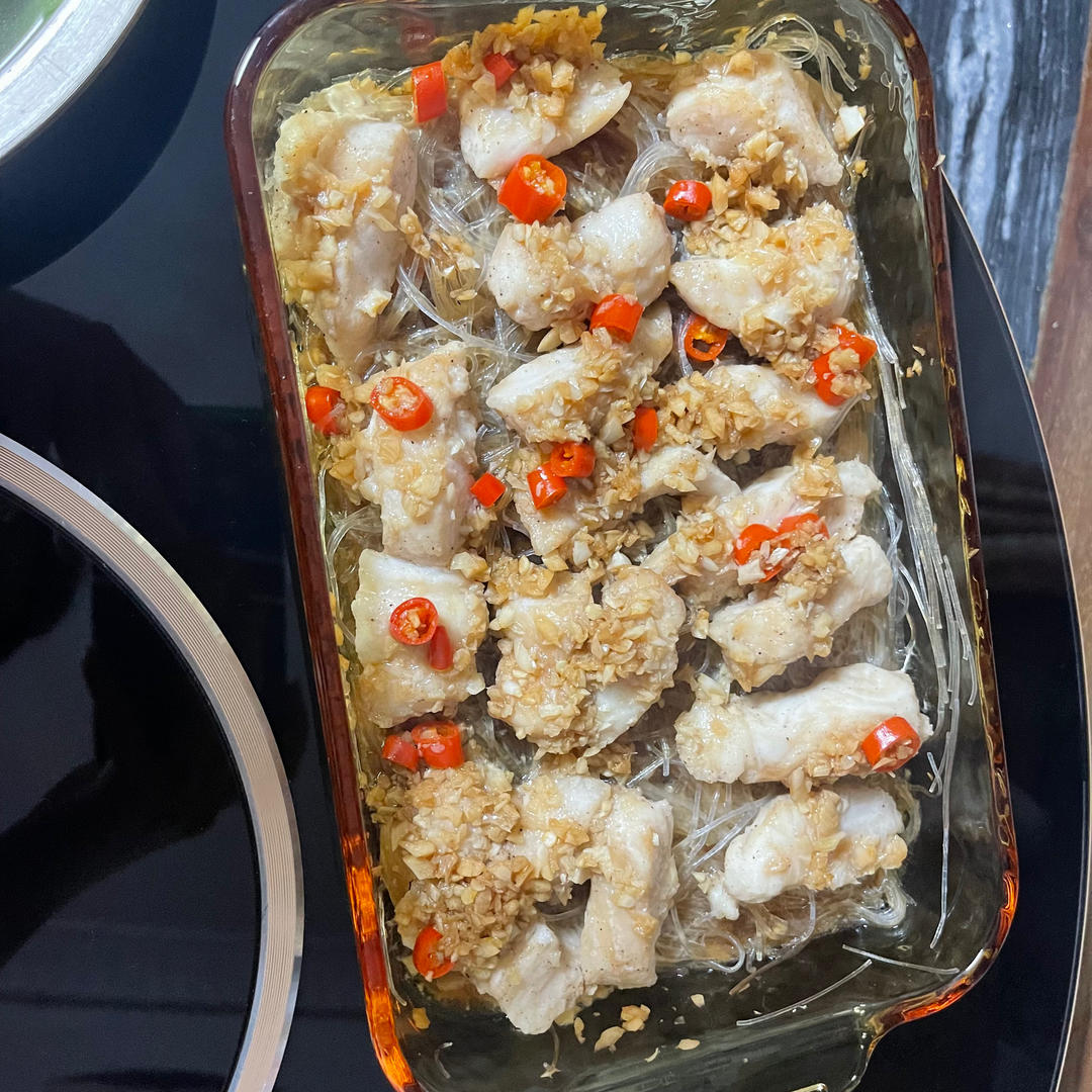 🔥吃不胖❗️蒜蓉粉丝龙利鱼❗️