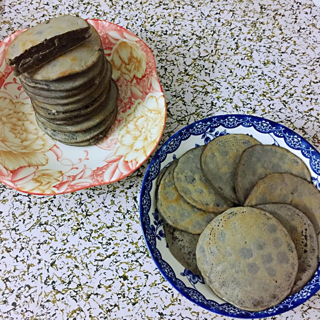 黑芝麻酱松饼🥞