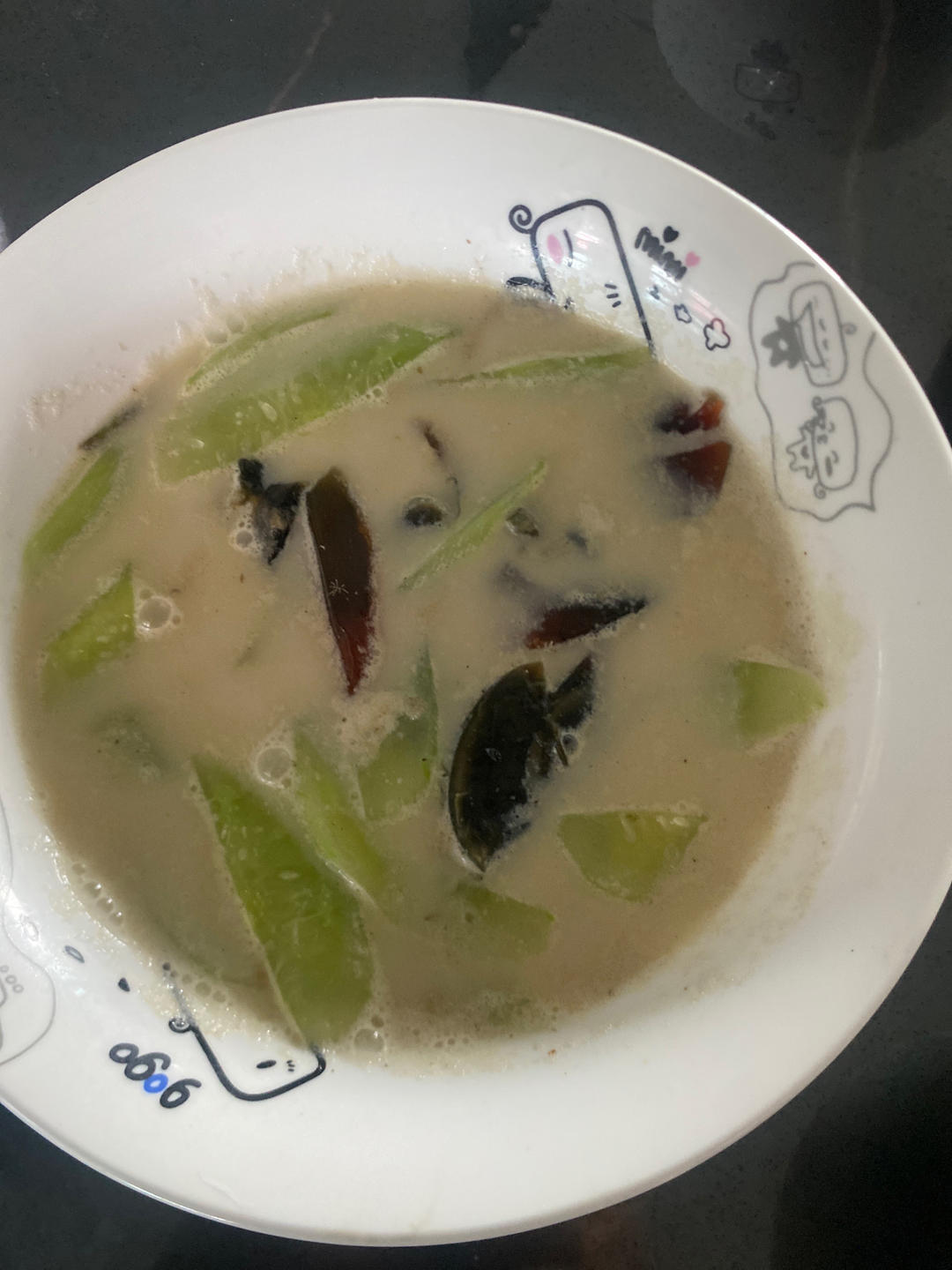 黄瓜皮蛋汤