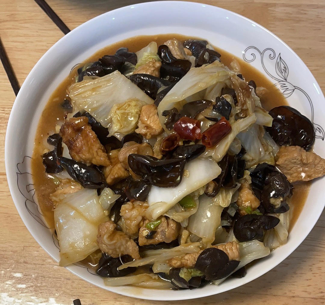 开胃下饭菜！醋溜白菜木耳