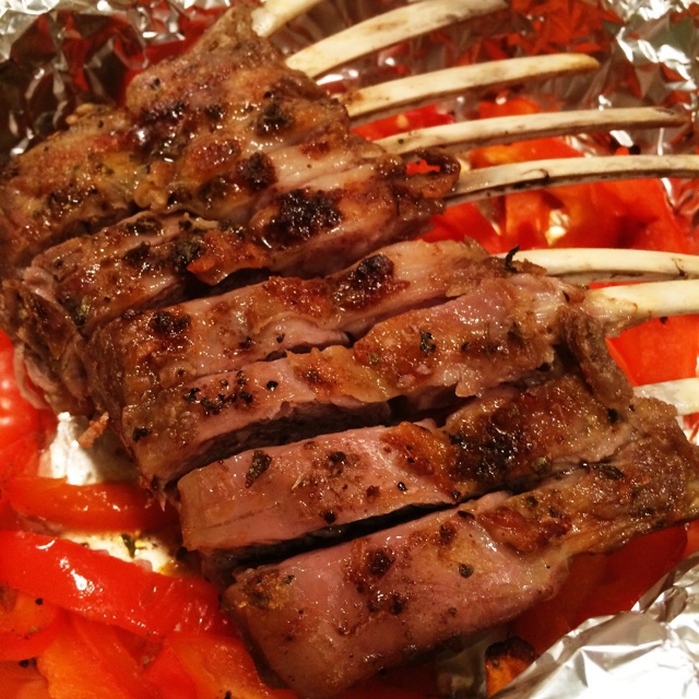 欢乐的麦仲肥做的孜然烤羊排