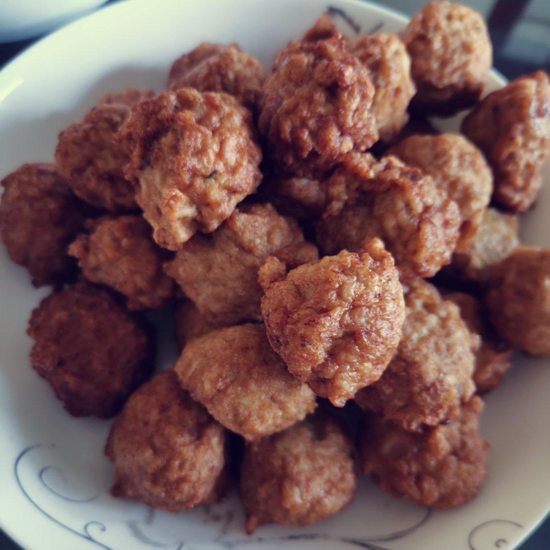 炸莲藕猪肉丸子-年味