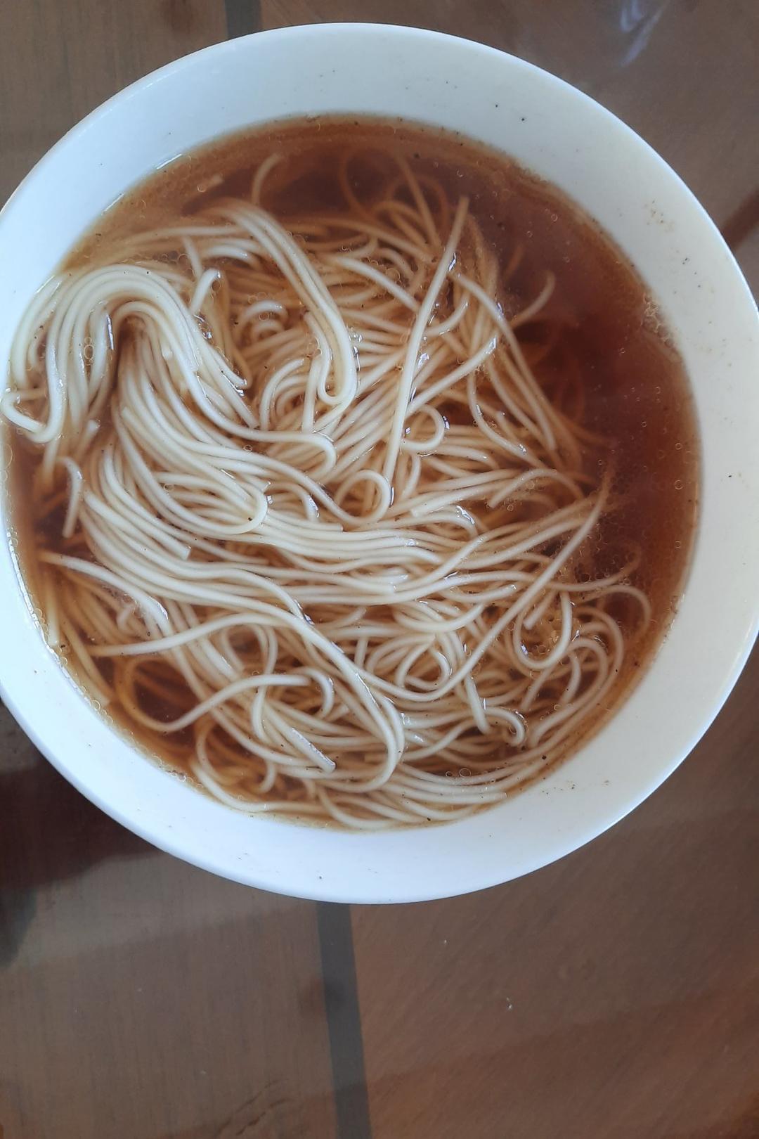 超简单蒜香酸汤面条🍜