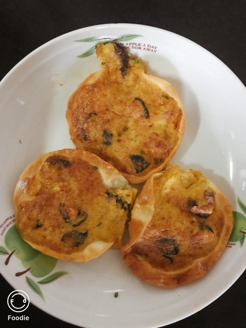 独创饺子皮烤肉饼