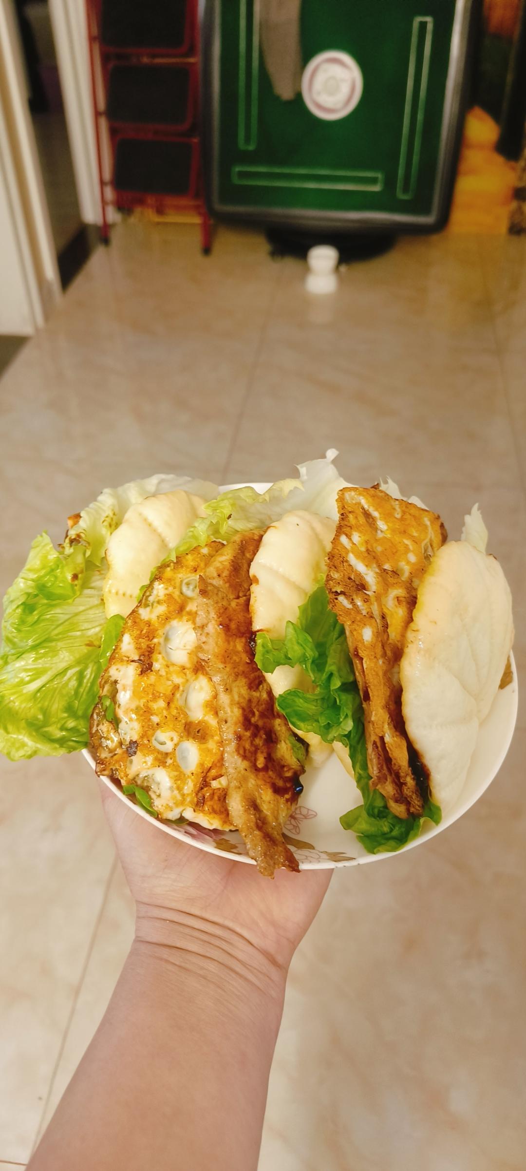 里脊肉夹馍（附荷叶包、自制酱料做法）