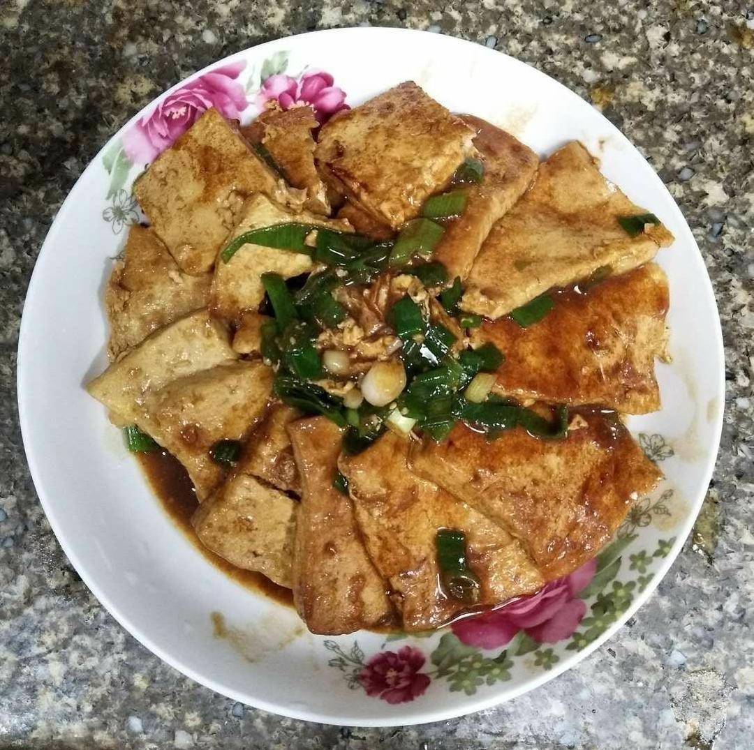 蚝油嫩豆腐