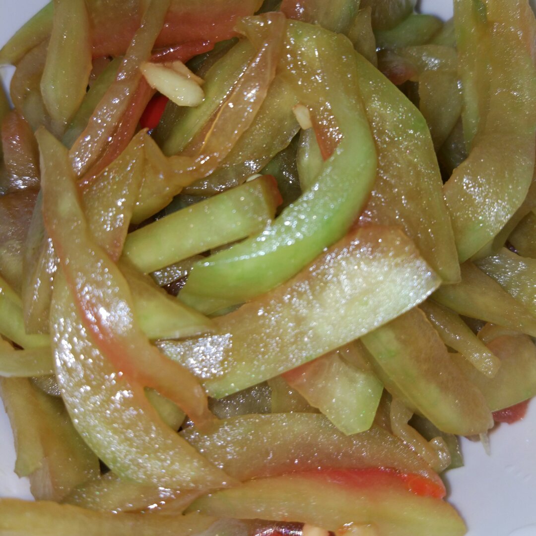 凉拌西瓜皮