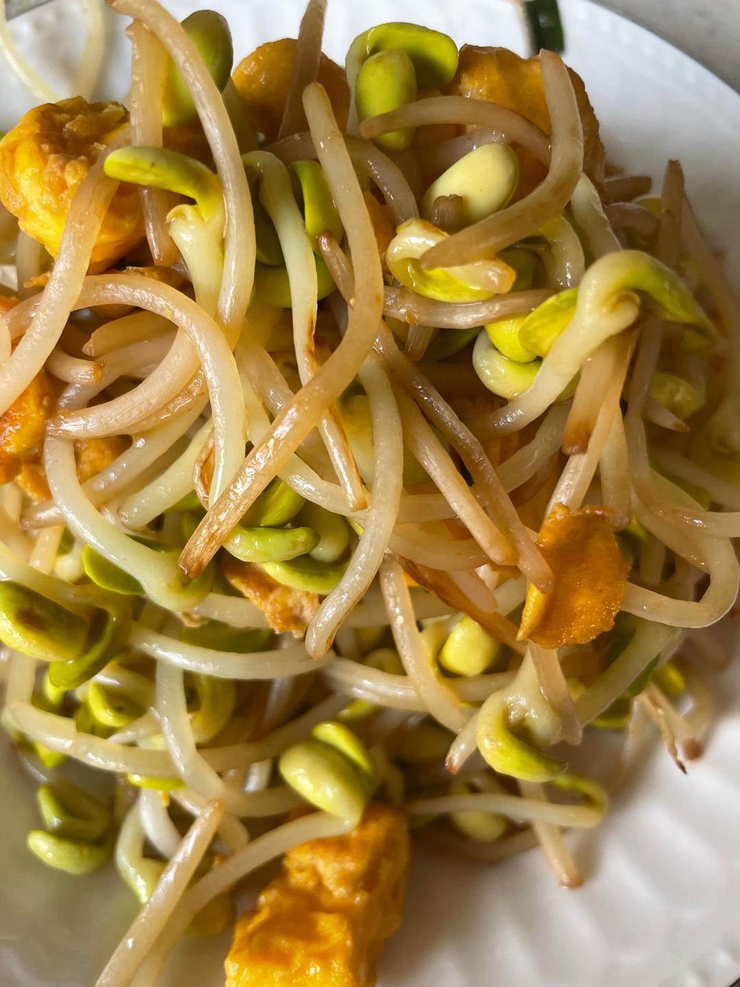 【化疗后】鸡蛋炒豆芽