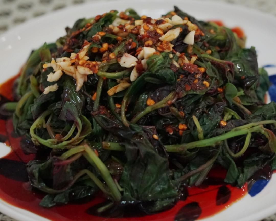 凉拌苋菜的做法