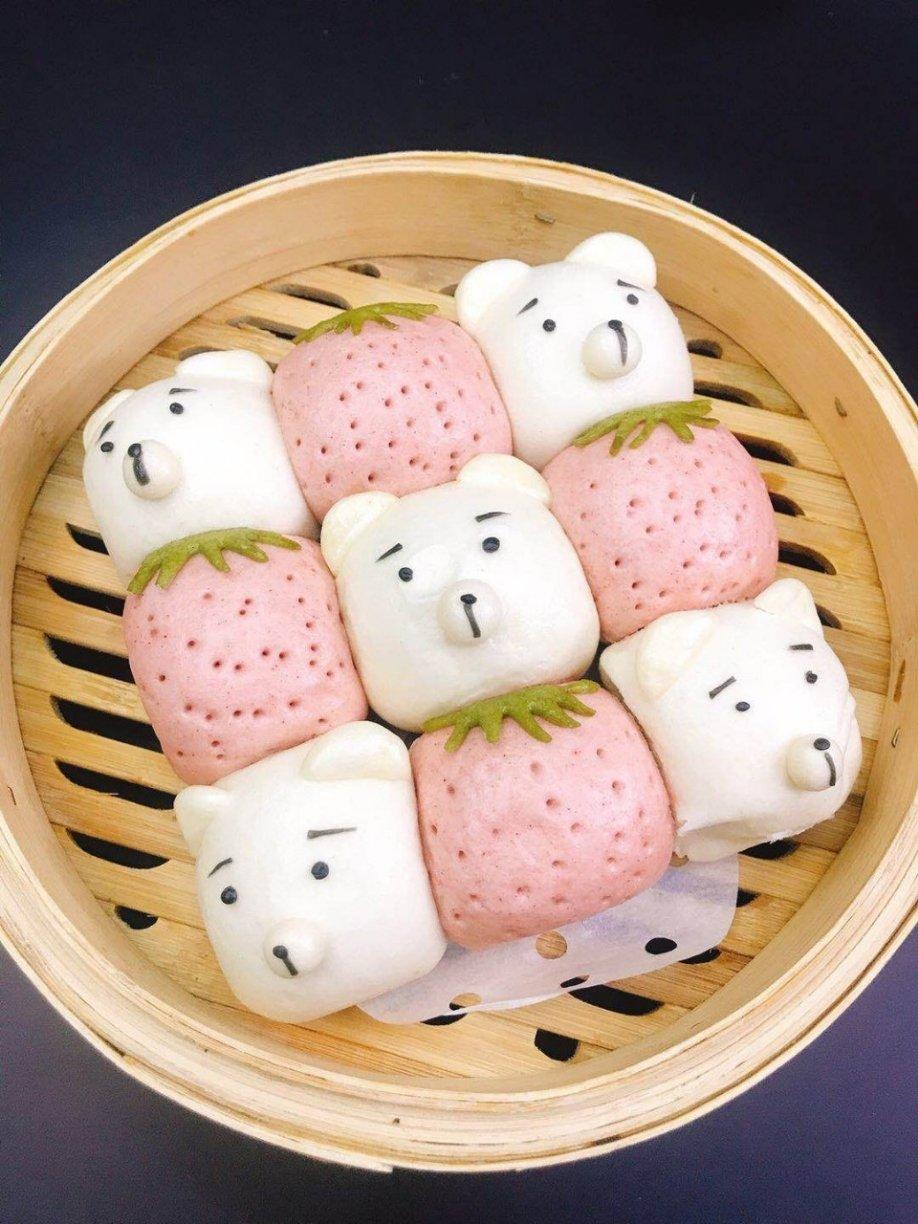 小朋友无法抗拒的卡通挤挤小馒头