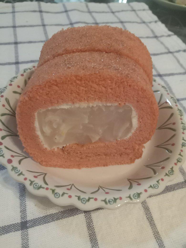 《Tinrry+》粉红荔枝蛋糕卷