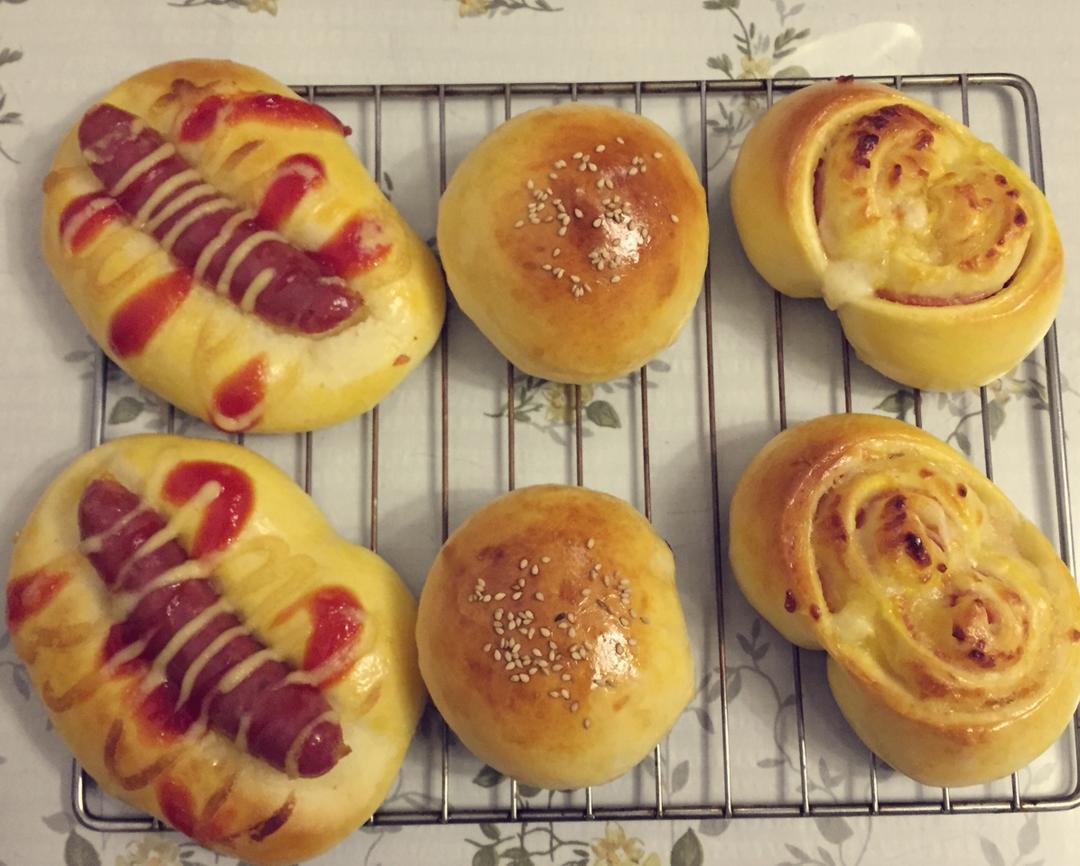 肉松沙拉酱面包（65度汤种）