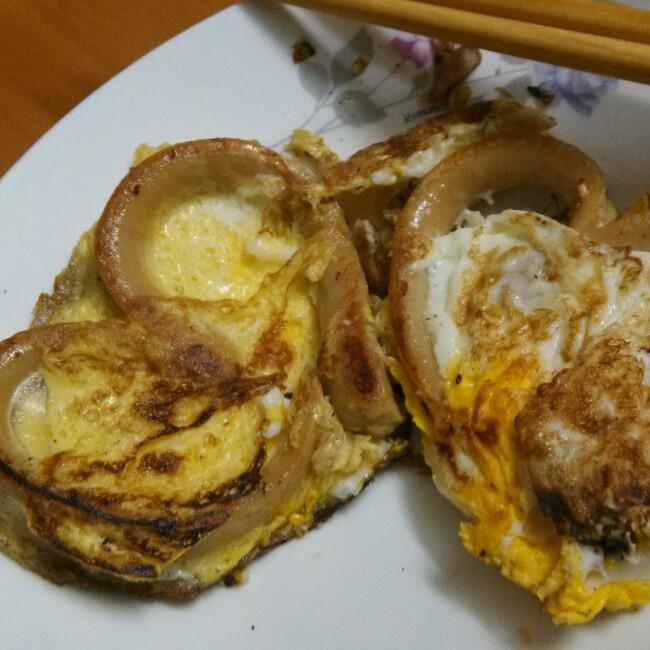 爱心火腿煎蛋