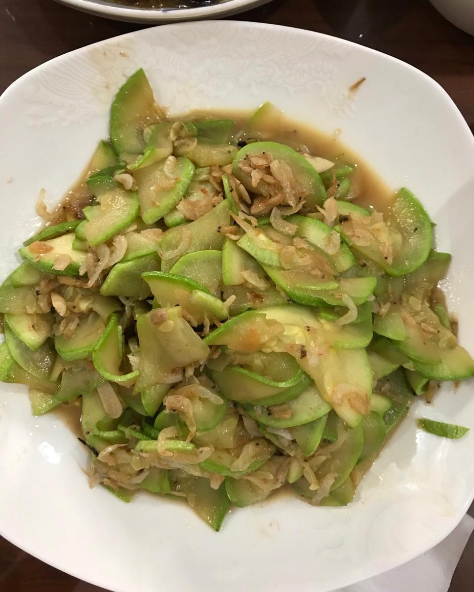 西葫芦炒虾皮
