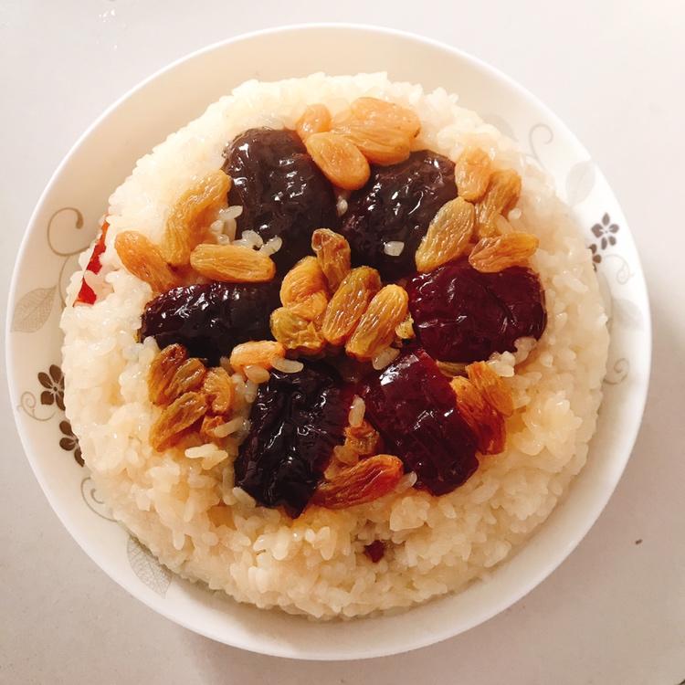 家庭版甜饭（糯米饭）的做法