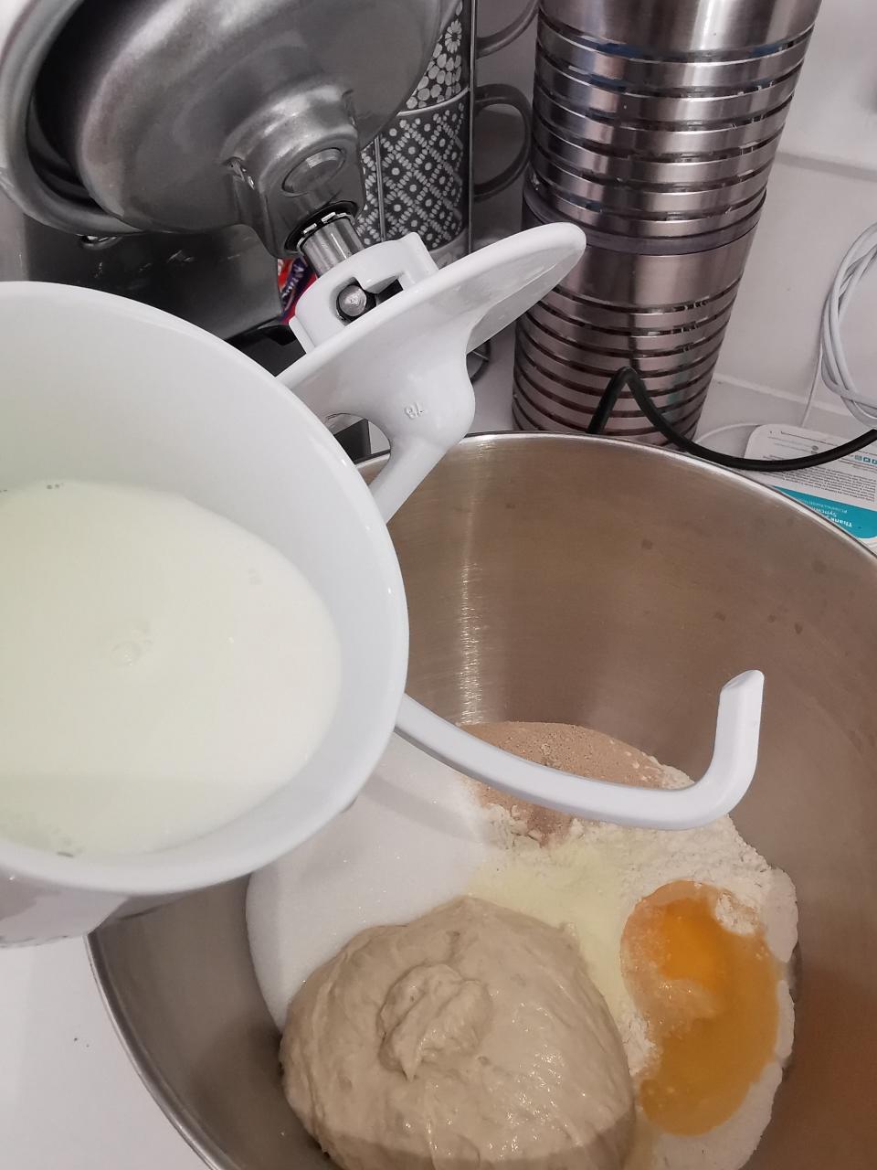 纯奶手撕吐司的做法 步骤1