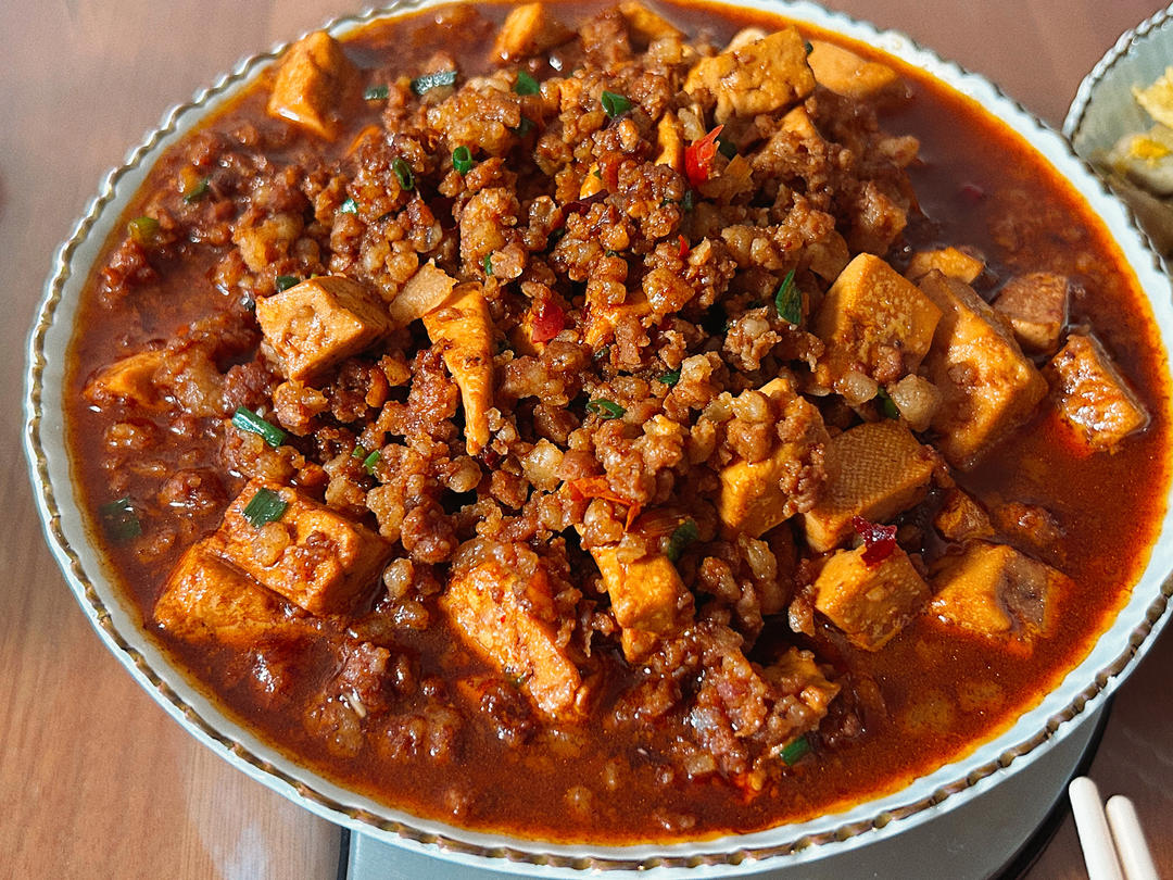 红烧肉沫豆腐｜超下饭