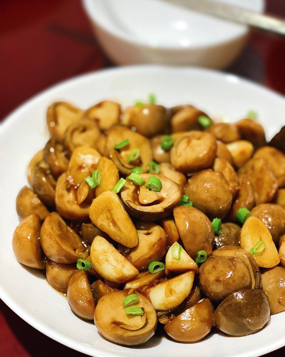 蚝油草菇