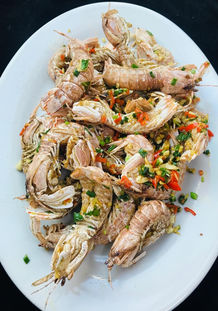 椒盐虾姑的做法