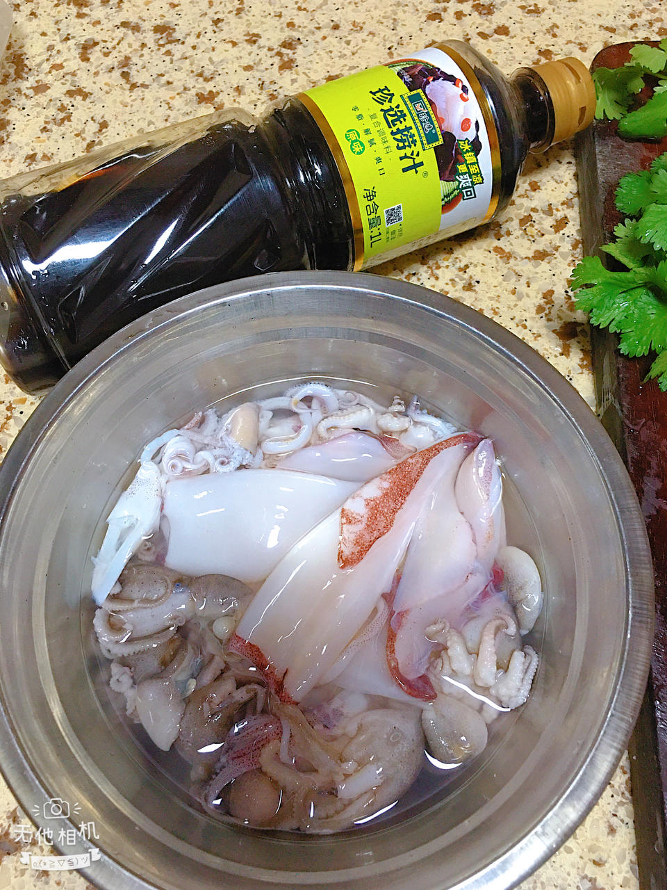 简单易做的黄瓜捞汁小海鲜