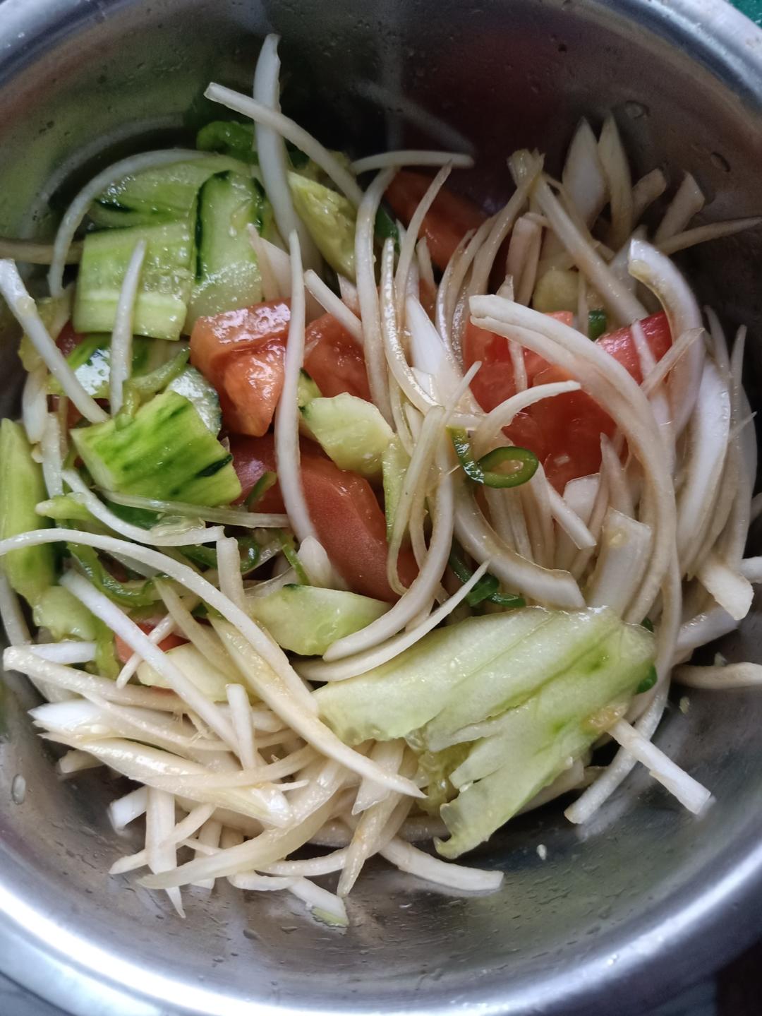 新疆老虎菜的做法