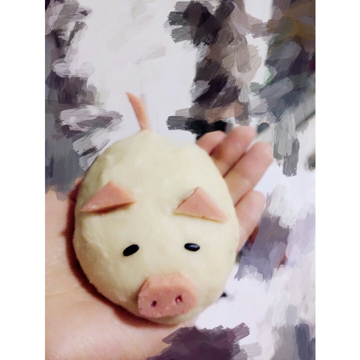 可爱的小猪包子