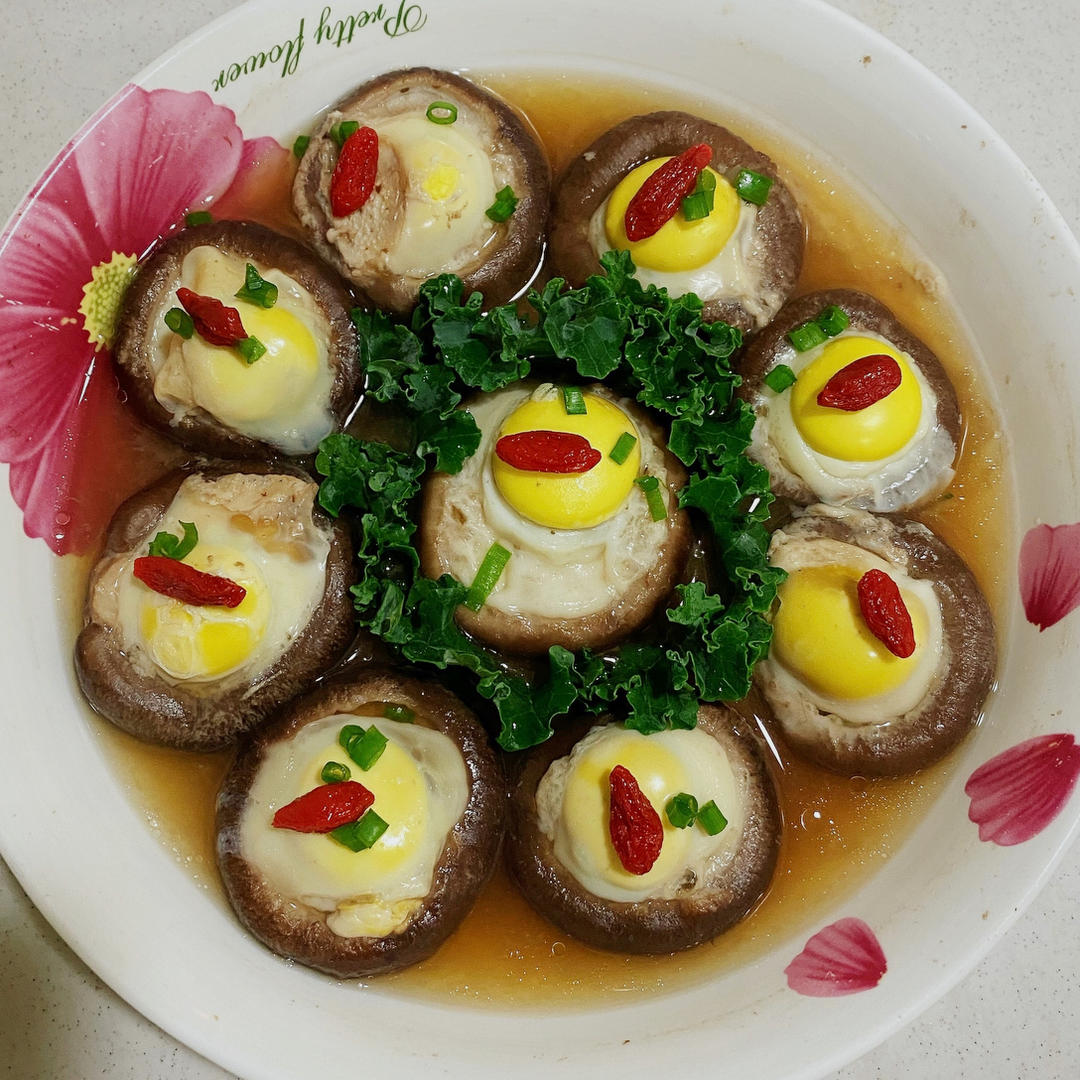 香菇蒸鹌鹑蛋