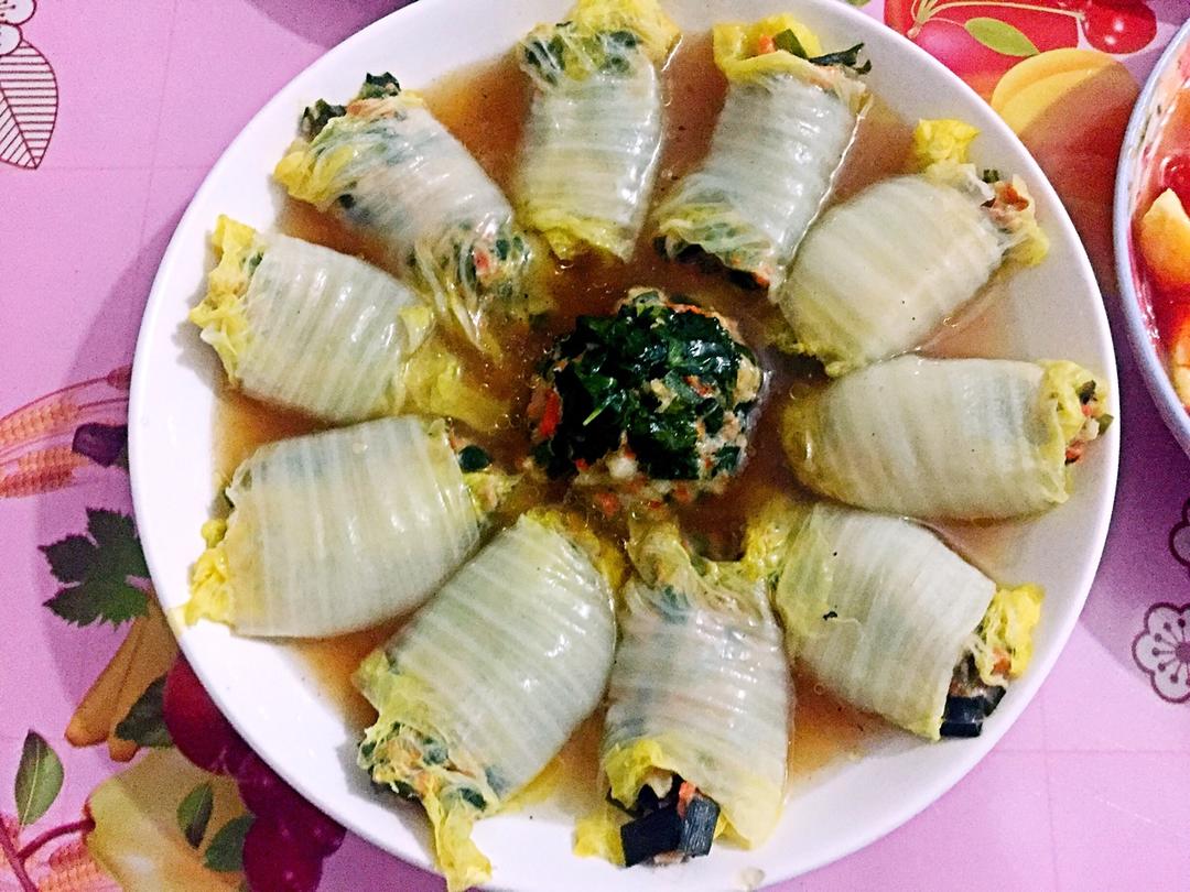 肉沫白菜卷