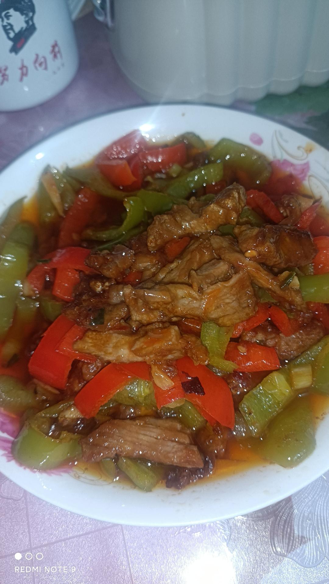青椒炒牛肉