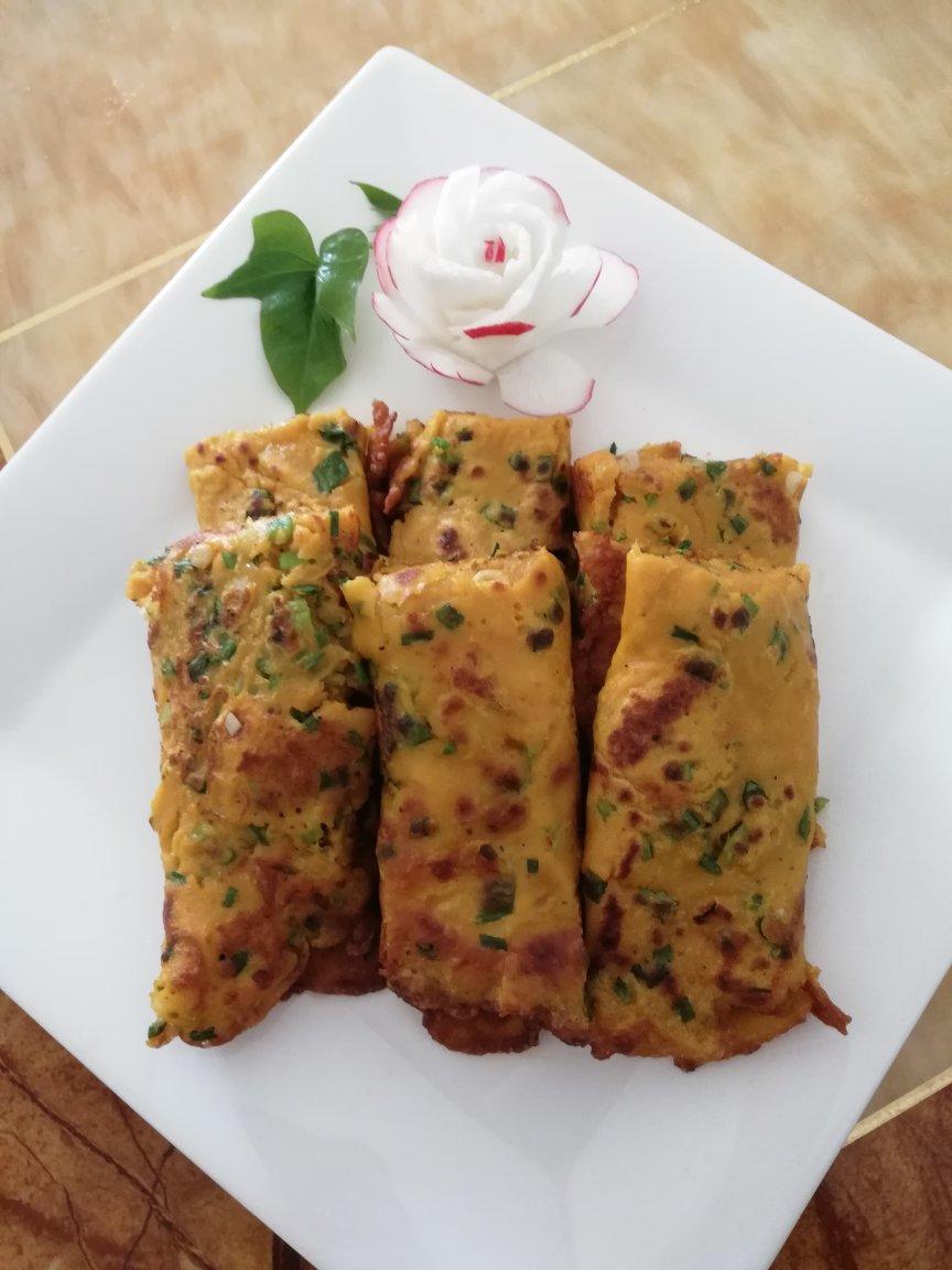 家常鸡蛋葱油饼 凉了也不硬 外酥里软 媲美早餐店 附细节视频详解