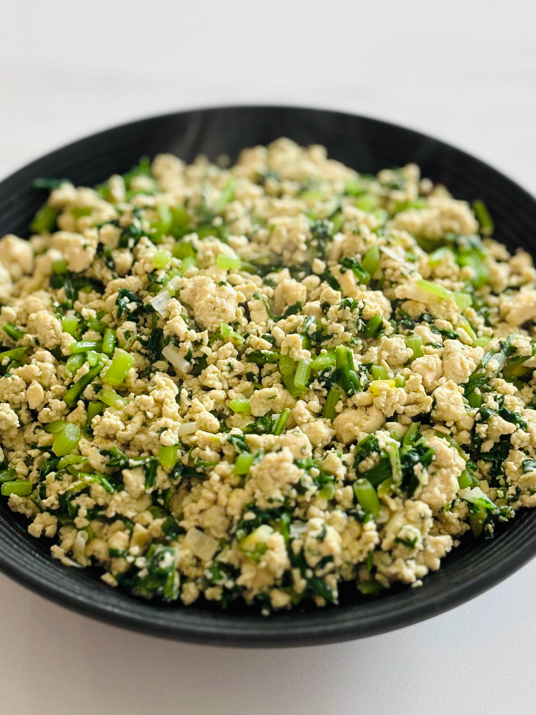 猛吃不胖！蒿子秆炒豆腐