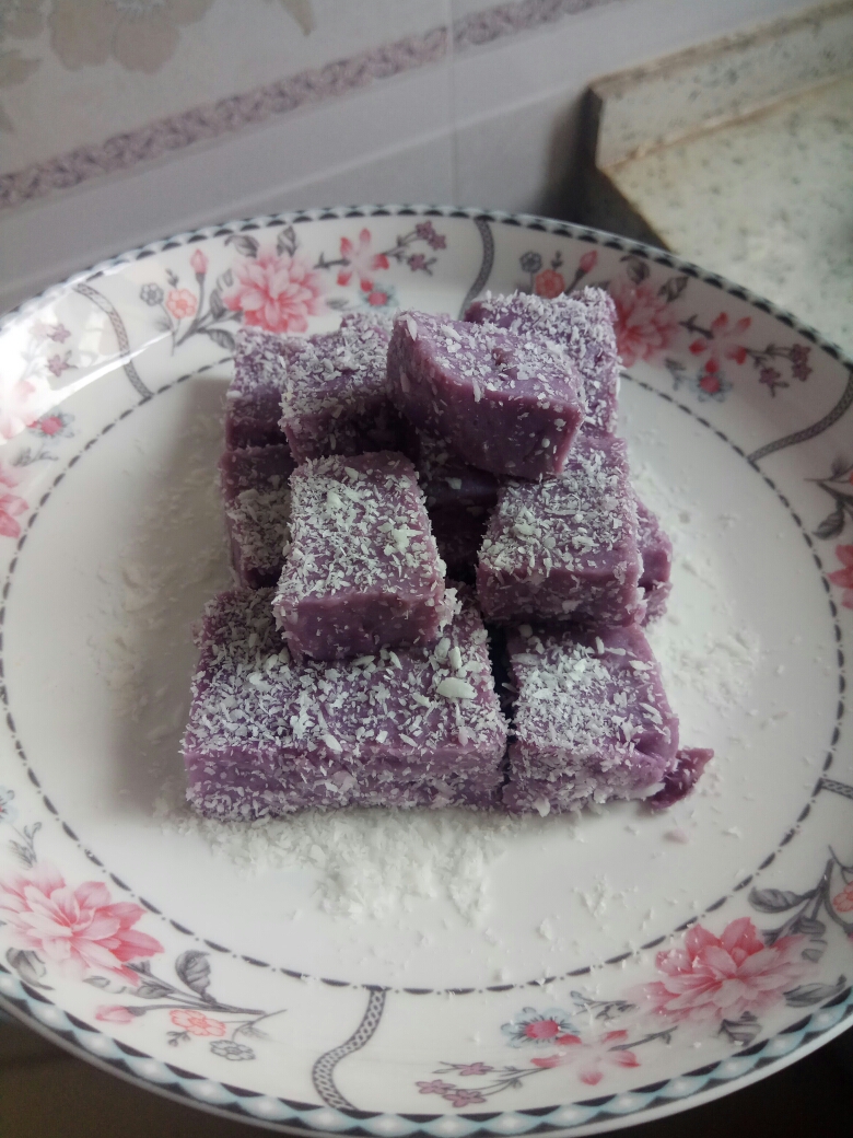 好吃的紫薯糕的做法 步骤6