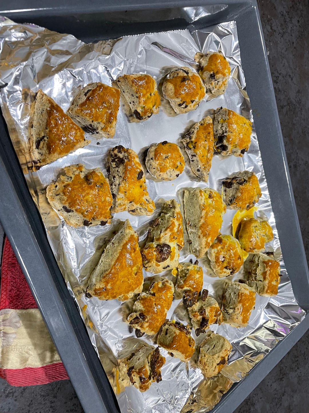 消耗淡奶油的司康