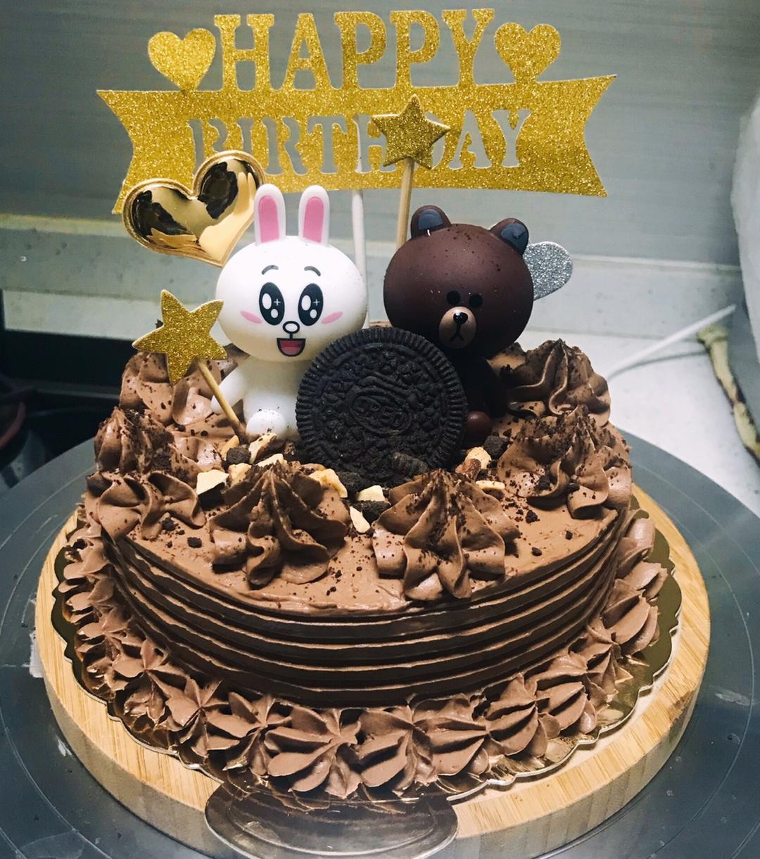 巧克力奶油蛋糕