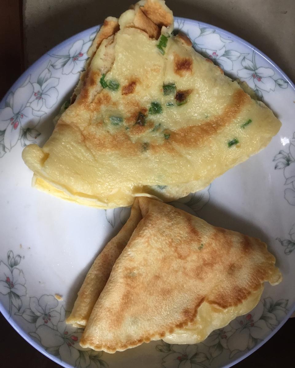 葱花鸡蛋饼