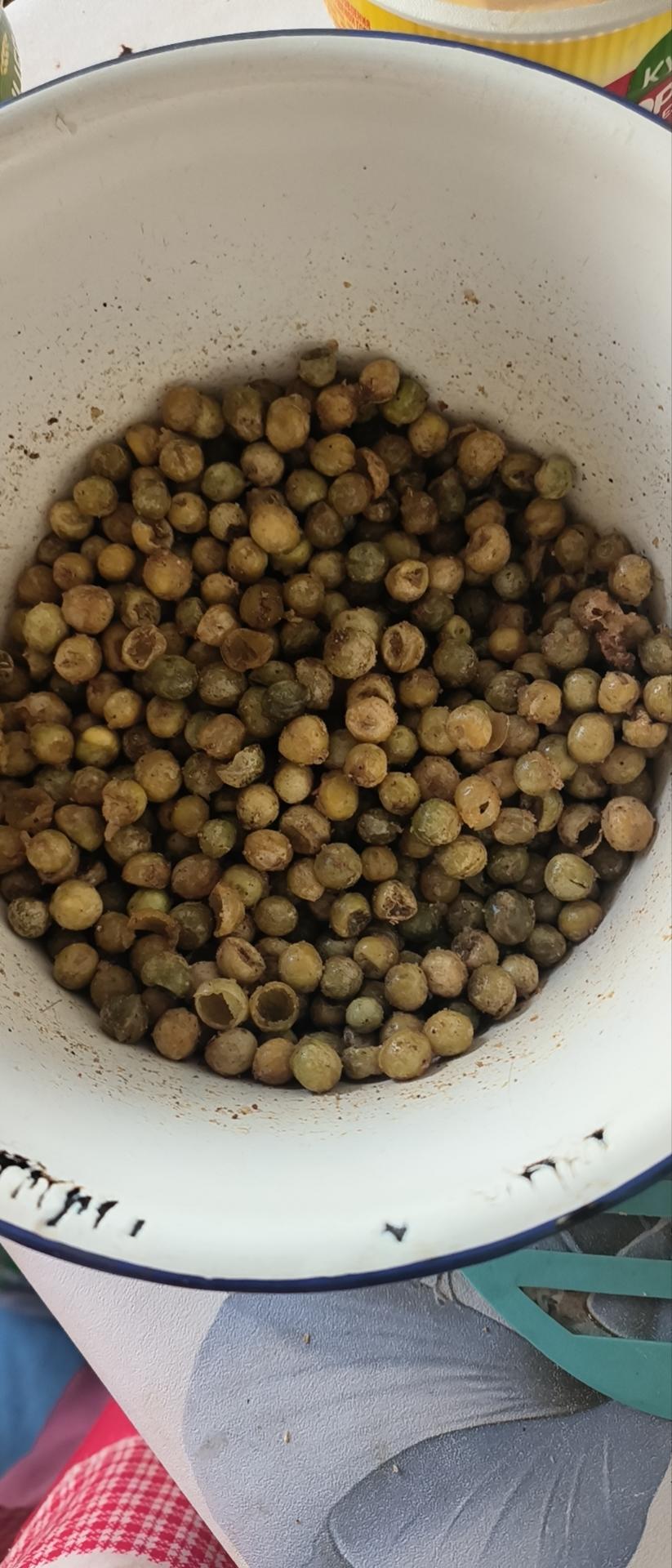 春天到啦~椒盐炸豌豆~