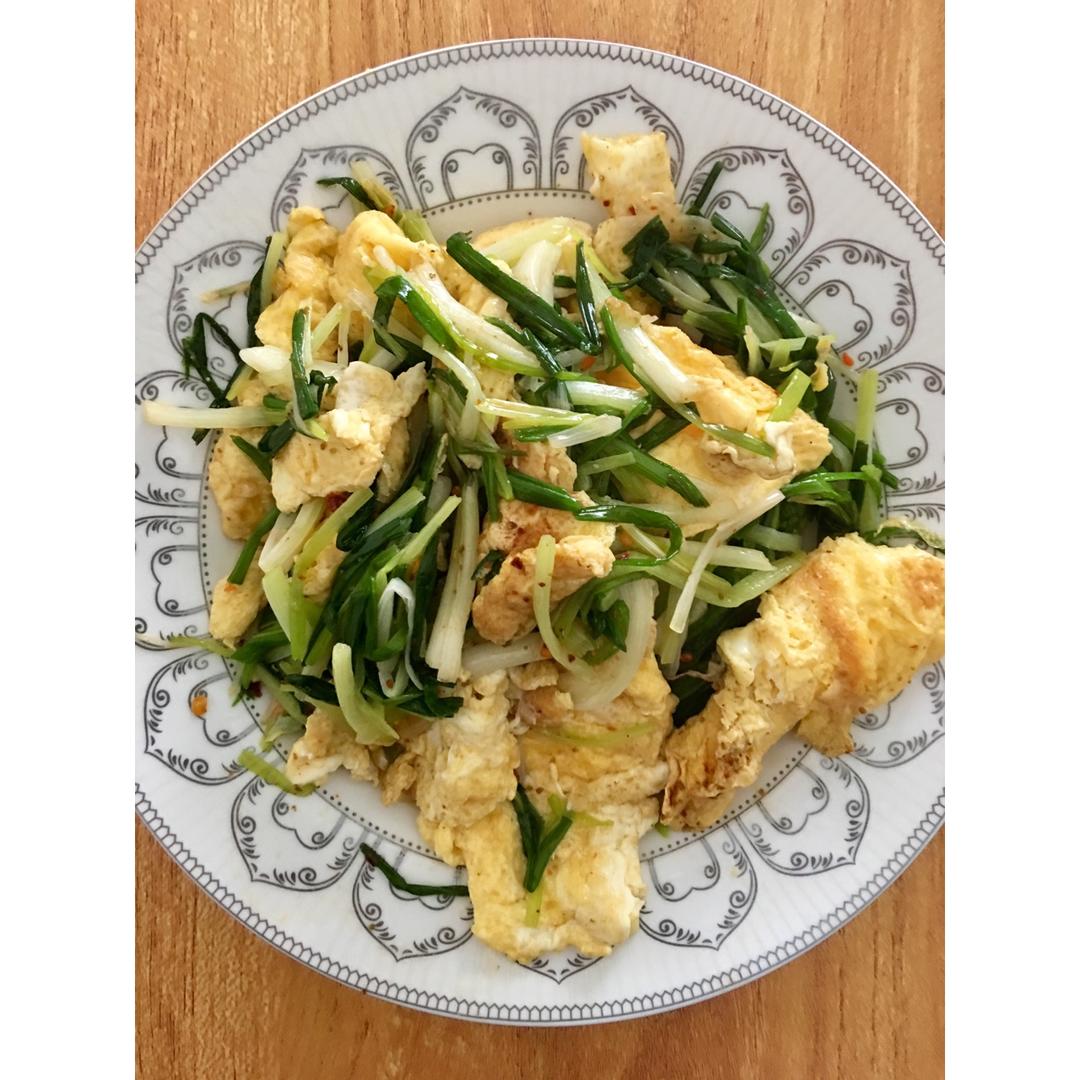 韭黄炒蛋