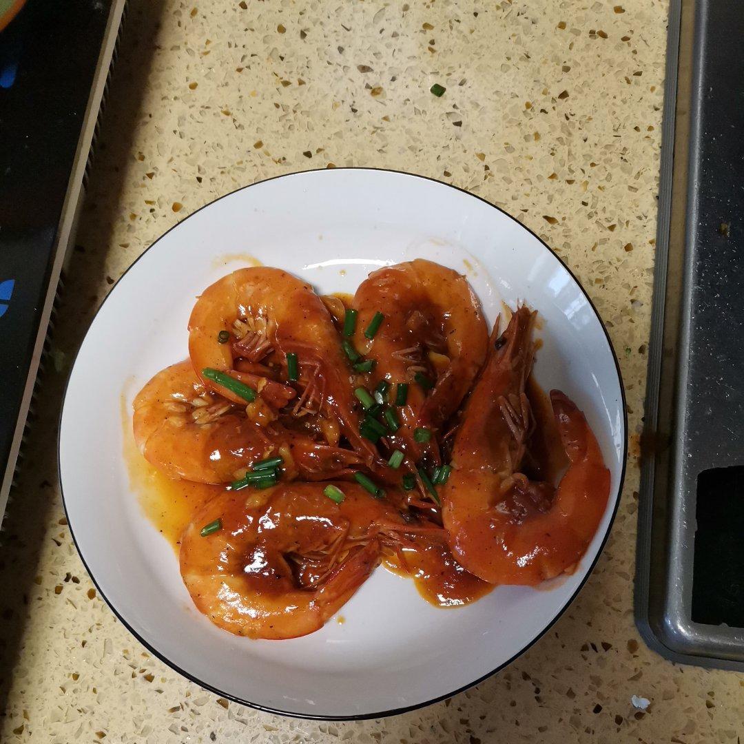 茄汁基围虾（简易版）