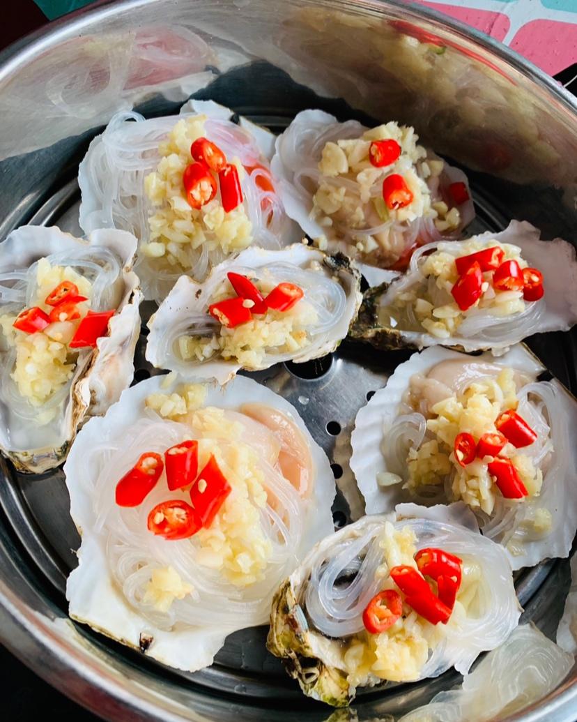 蒜蓉粉丝蒸扇贝