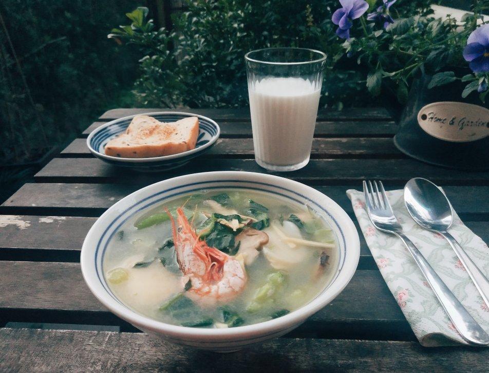 我一直梦想的田园的早餐