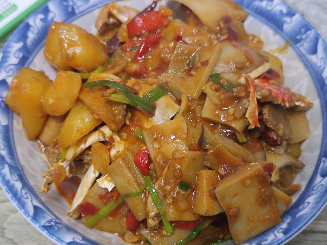 肉蟹煲（超级简单）
