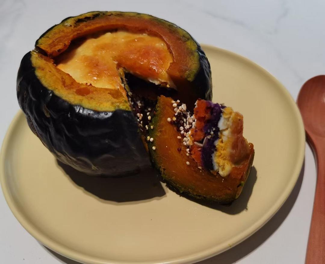 贝贝南瓜蒸蛋（懒人0失败）