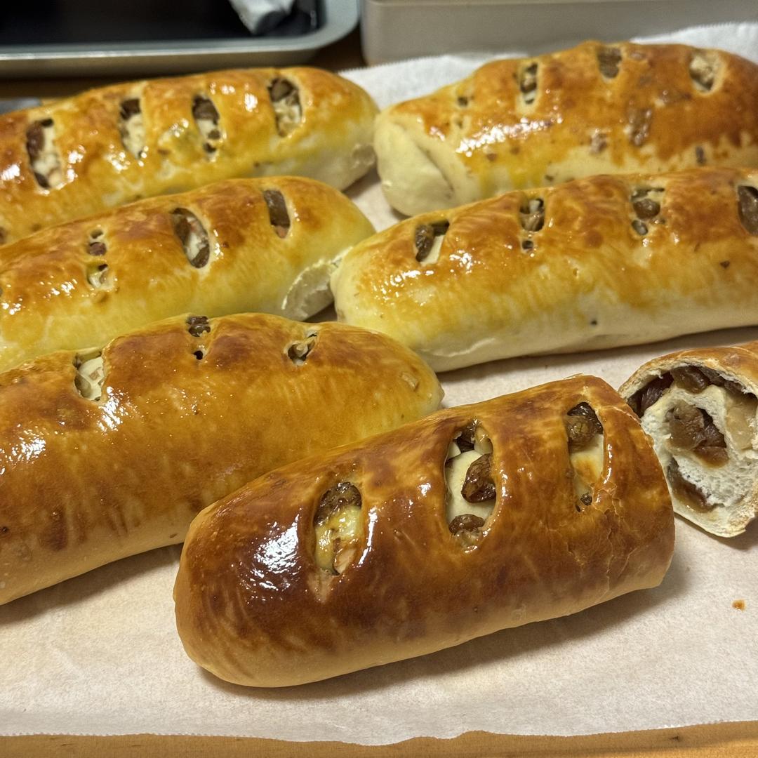 迷你列巴🥖一次发酵小面包