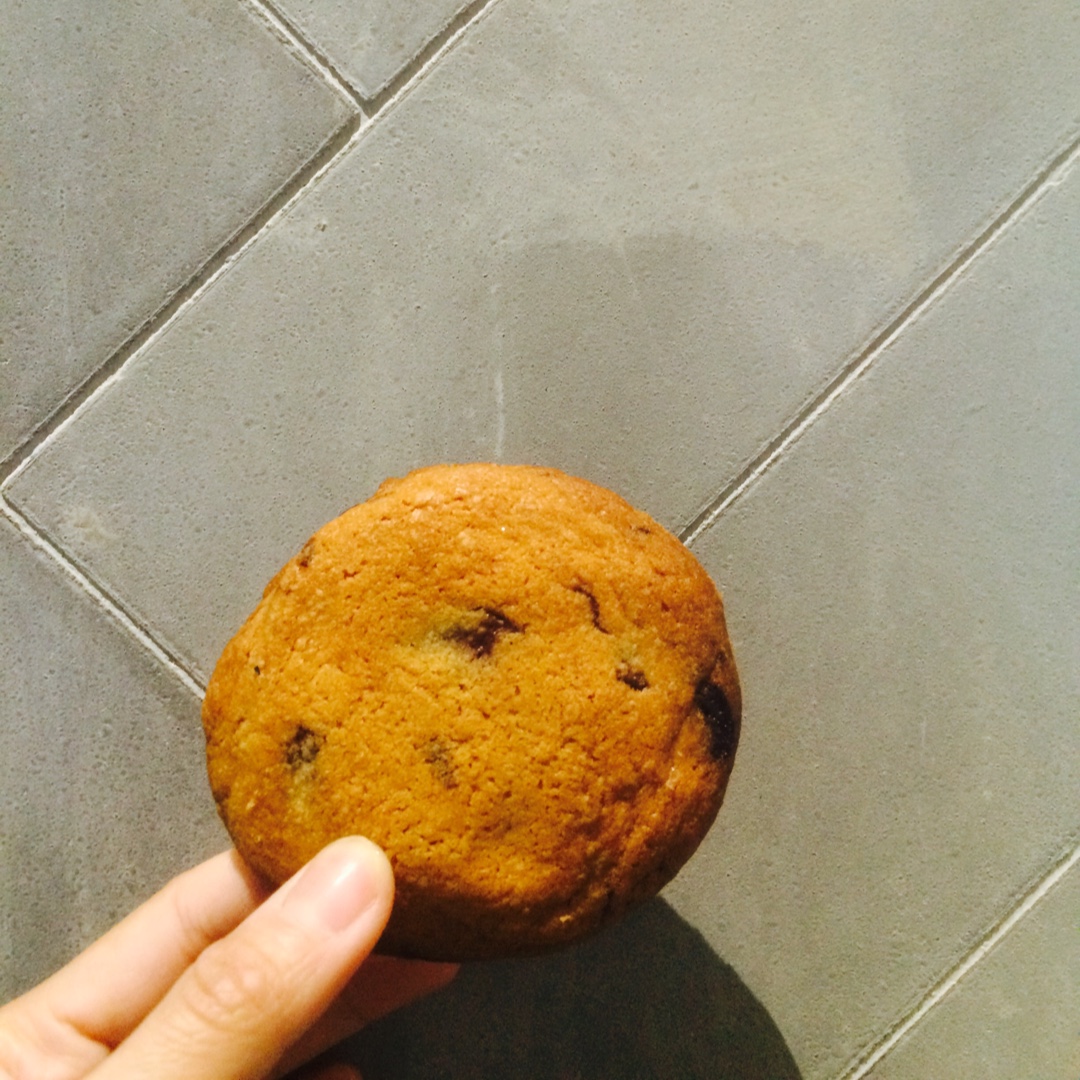 luckiestcat做的香草海盐巧克力大曲奇—冬天来一块真的超幸福哦