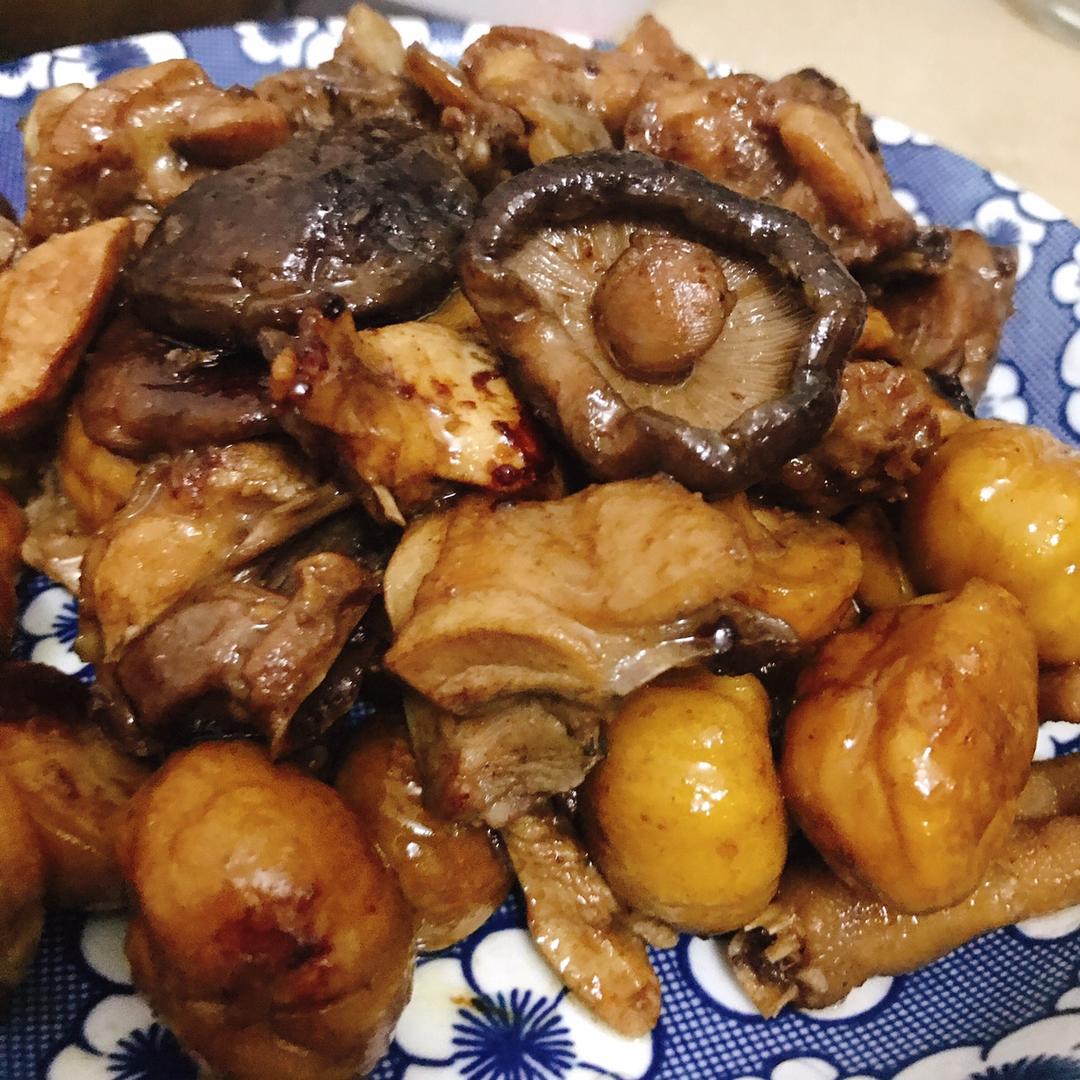 【栗子烧鸡】鸡肉都给你吃，栗子归我~