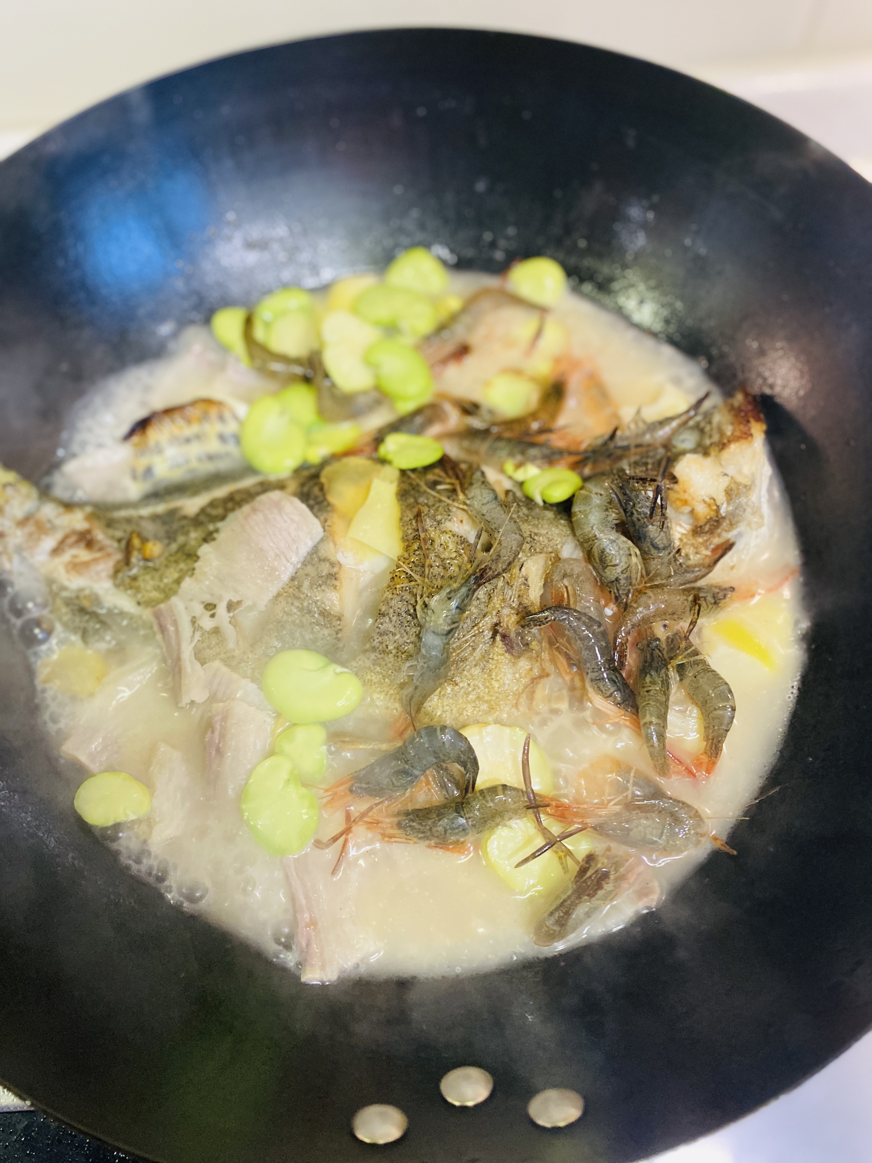 春天的味道-白汤鳜鱼的做法 步骤6
