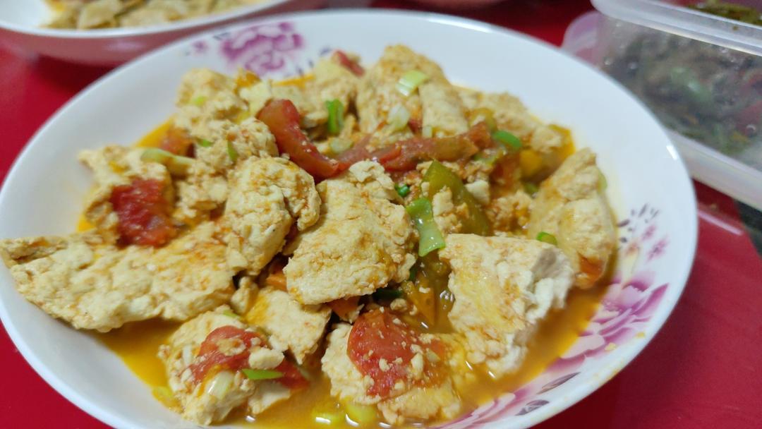 西红柿烧豆腐