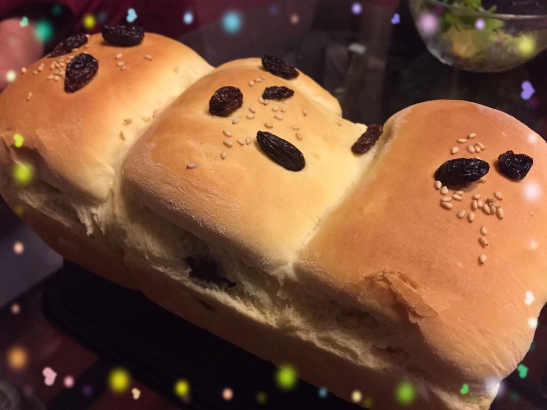 一次发酵就拉丝的吐司面包(附夏天面包机出膜方法)