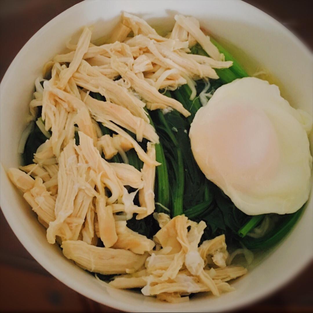 青菜鸡蛋面