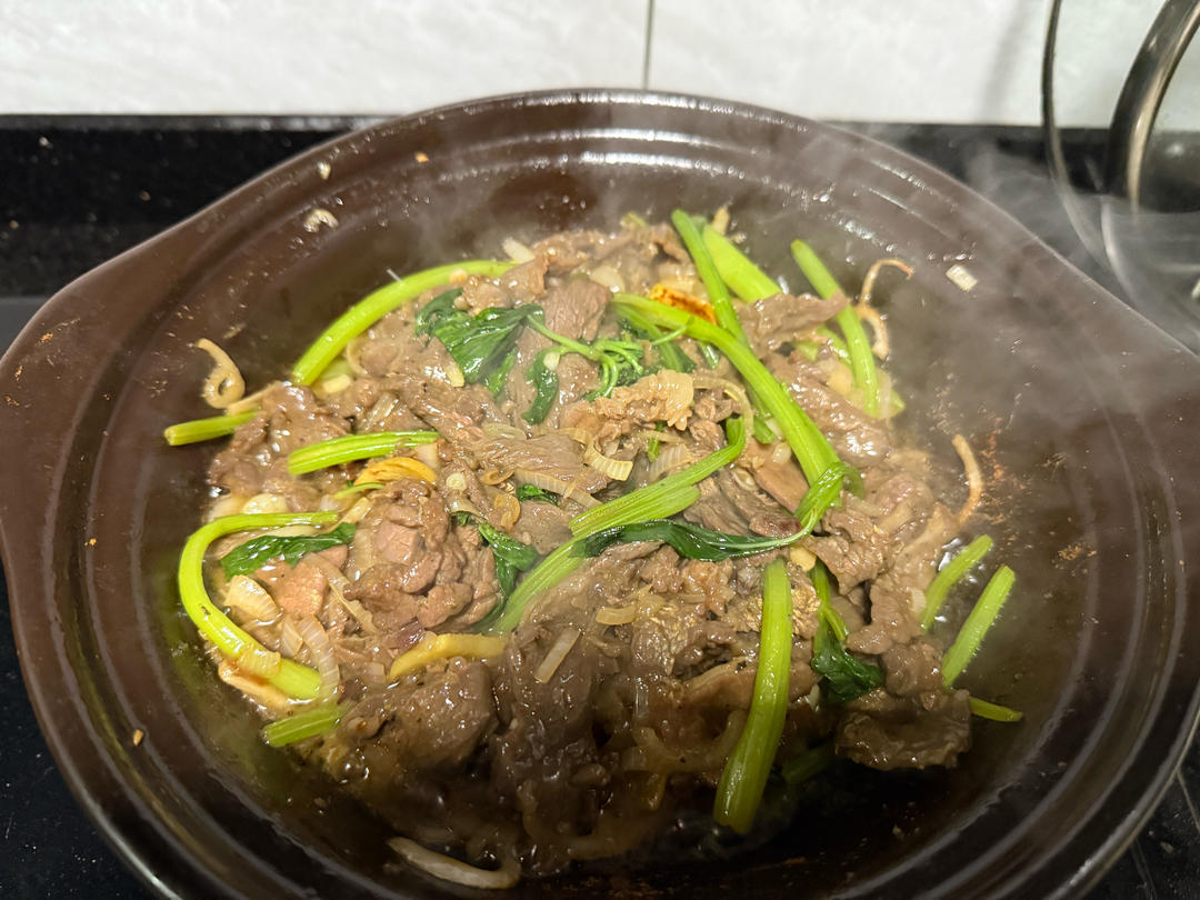 九层塔啫吊龙的做法